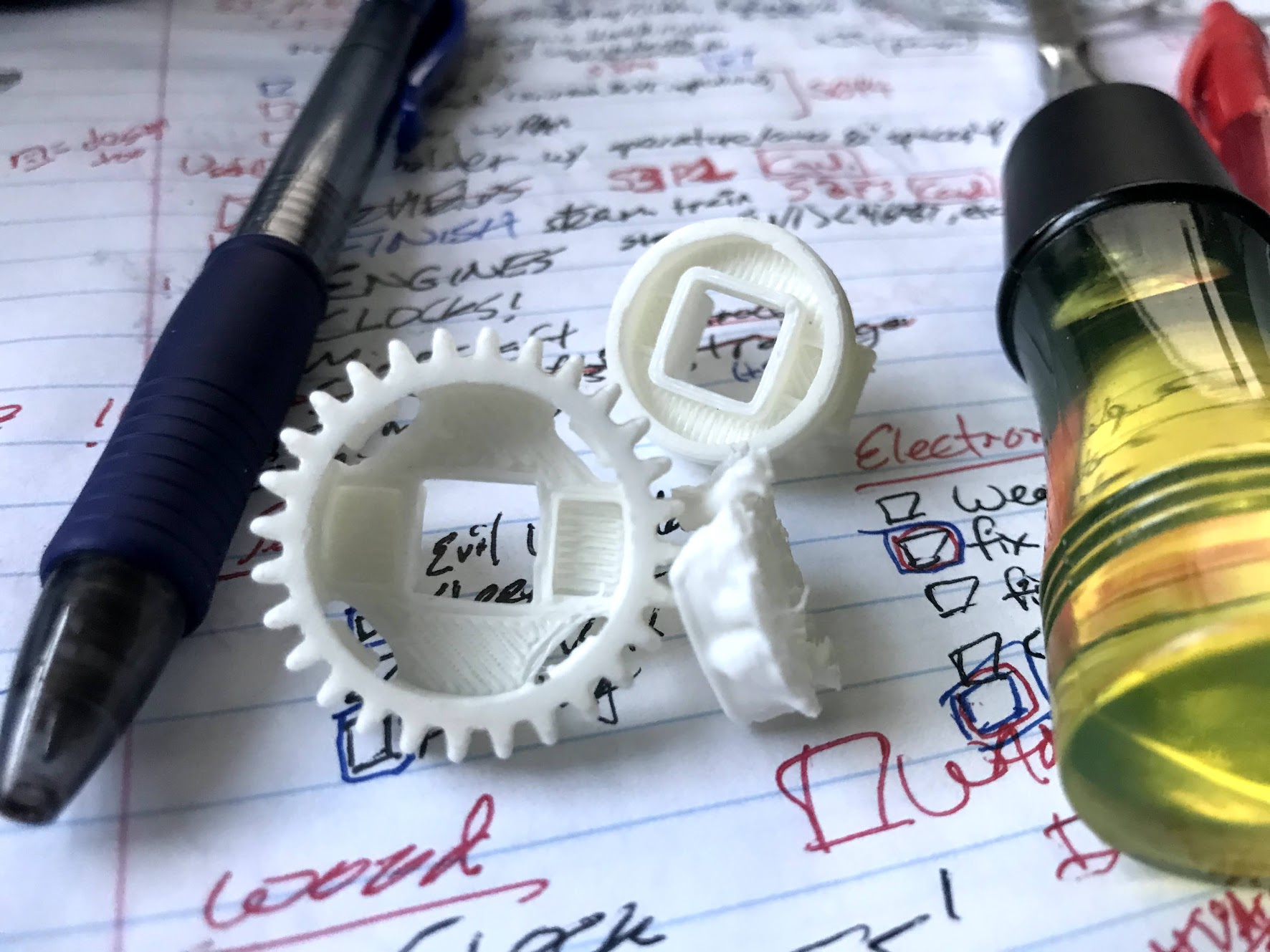 lego gears which accept driving ring